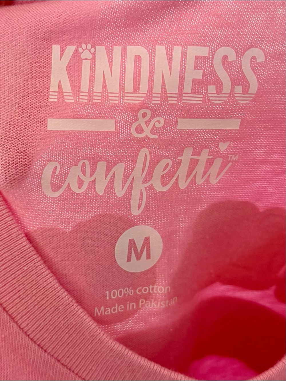 NWT Pink ‘Peace, Love & Adventure’ ‘Forever Chasing Good Vibes’ Short Sleeve - M - Picture 4 of 7